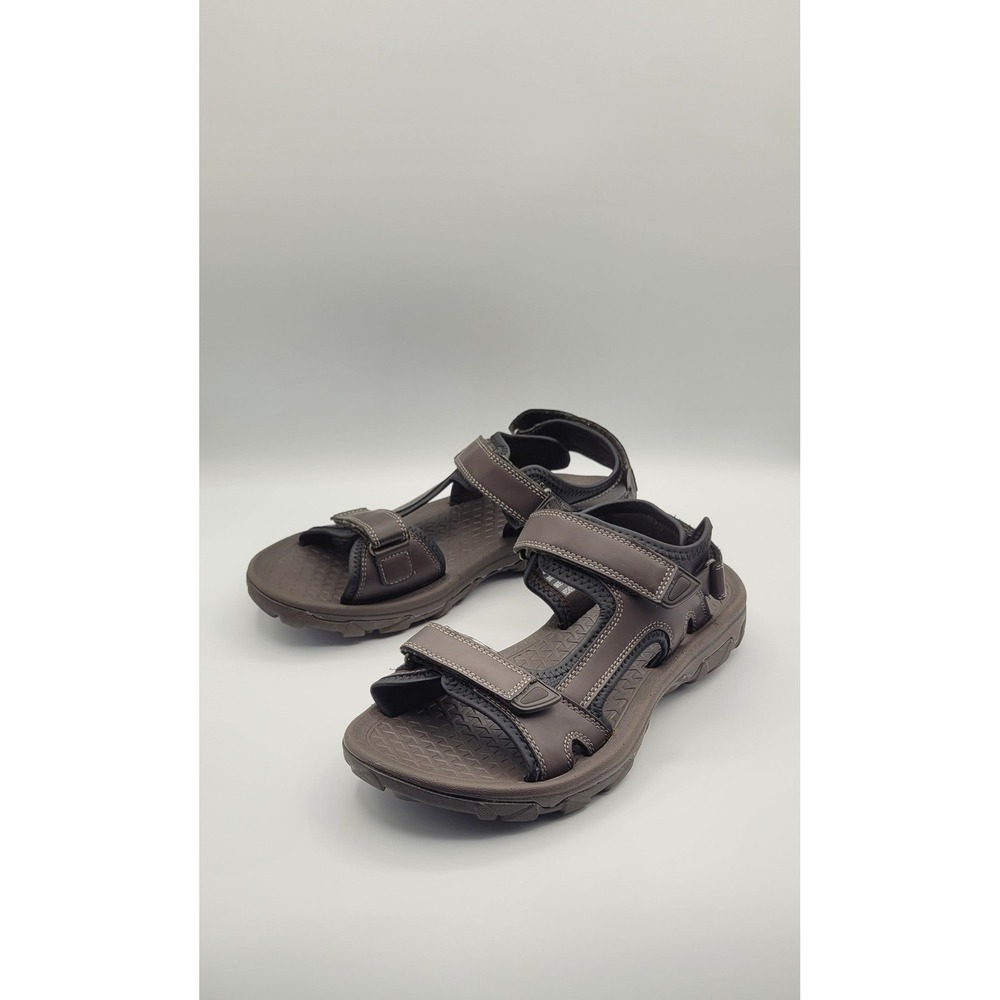 Eddie Bauer Holman River Sandals Mens 11 Brown Hiking Outdoor Hook Loop